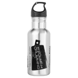 Geluid drummen meer Cowbell! Waterfles