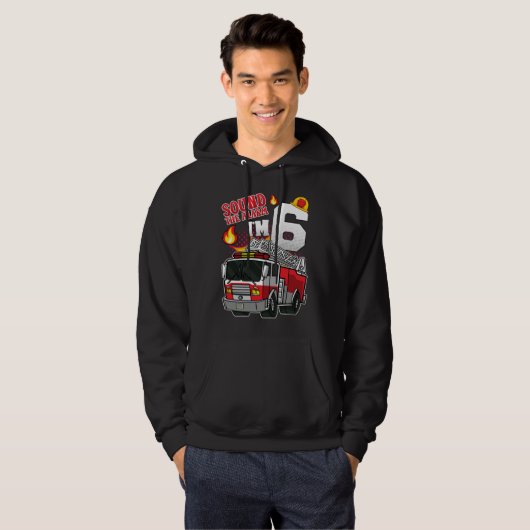 Geluid Het alarm dat ik 6 Mannen ben Hoodie (Voorkant volledig)