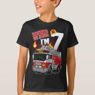 Geluid Het alarm dat ik 7 brandweerjongen ben T-shirt