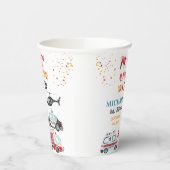 Geluid het alarm & Pak je spullen 3e verjaardag Papieren Bekers (Links)