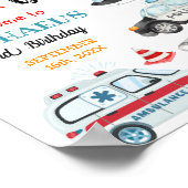 Geluid het alarm & Pak je spullen Verjaardag Welko Poster (Hoek)