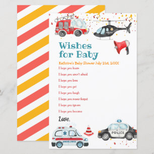 Geluid het alarm Pak je spullen Wensen voor Baby