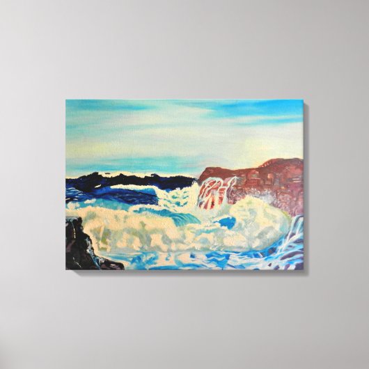 GELUID IN BEWEGING OCEAANcanvas Canvas Afdruk (Voorkant)