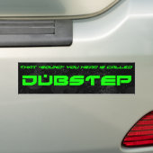 "Geluid" is Dubstep Bumpersticker (Op auto)