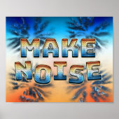 Geluid maken poster (Voorkant)