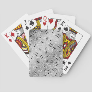 geluid, metaal, muziek, muzikaal, teken, noot, vor pokerkaarten