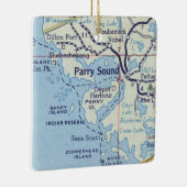 Geluid parry op  kaart keramisch ornament (Rechts)