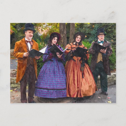Geluid van Carolers Briefkaart (Voorkant)