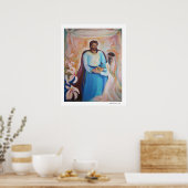 Geluid van de Lilies van Sue Ann Jackson Poster (Keuken)