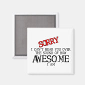 Geluid van Geweldige Funny Magnet Humor Magneet (Voorkant / Achterkant)