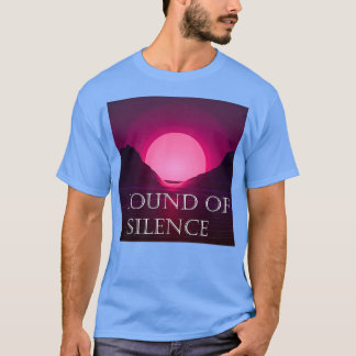 Geluid van stilte Vaporwave art digital art roze s T-shirt