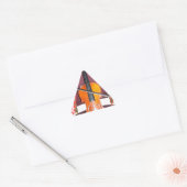 Geluid van v love hakuna matata valentijn driehoek sticker (Envelop)