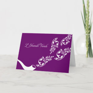 Geluiden van de Shofar Rosh Hashanah wenskaart Feestdagen Kaart