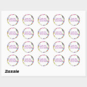 GELUIDEN VAN HET REPLY RETURN stickers labels (Vel)