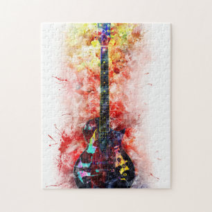 Geluiden van muziek. legpuzzel