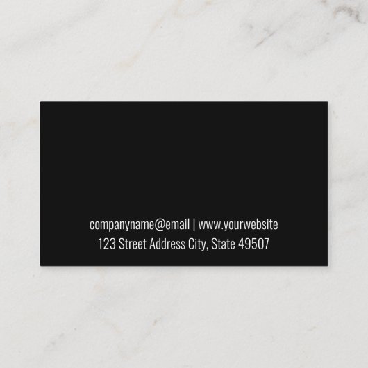 Geluidsboxen | Muziek Equalizer | Creatief Visitekaartje (Achterkant)