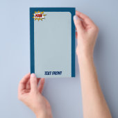 Geluidseffect Pow Comic Flyer (Hand)