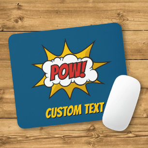 Geluidseffect Pow Comic Muismat