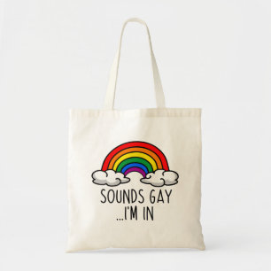 GELUIDSGEZAG DAT IK BEN IN - Cute Rainbow Tote Bag