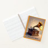 " geluidsgolf kunst" notitieboek (Binnen)