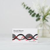 Geluidsgolven 02 visitekaartje (Staand voorkant)