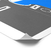 Geluidsgolven Poster (Hoek)