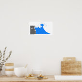 Geluidsgolven Poster (Keuken)