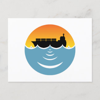 geluidshinder van de oceaan briefkaart