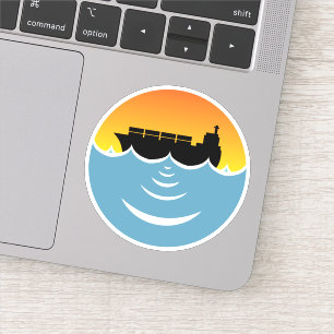 geluidshinder van de oceaan sticker