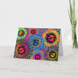Geluidskleuren psychedelisch kaart
