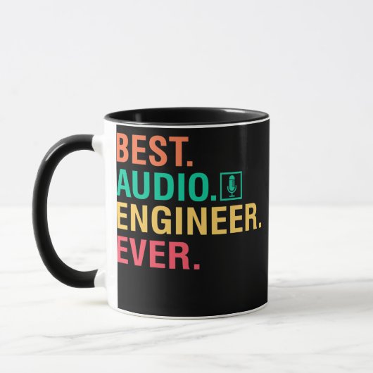 Geluidsmandel beste audiotechnicus ooit Audio Edit Mok (Links)