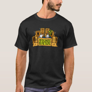 Geluidssysteem Reggae Jamaicaanse Muziek Liefhebbe T-shirt