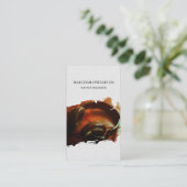 geluidstechnicus visitekaartje (Staand voorkant)