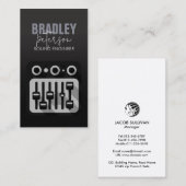 Geluidstechniek Audio Engineer Visitekaartje (Voorkant / Achterkant)