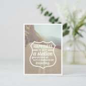 Geluidsverhogende levenstips QuoteArt Briefkaart (Staand voorkant)