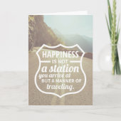 Geluidsverhogende levenstips QuoteArt Kaart (Voorkant)