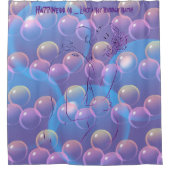 Geluk - Abstracte kunst - Shower Curtain Douchegordijn (Voorkant)