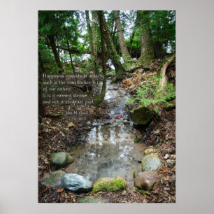 Geluk bestaat uit activiteit poster