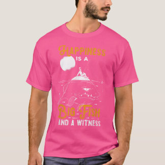 Geluk Big Fish Witness Fish Boat Angler Zee Fi T-shirt
