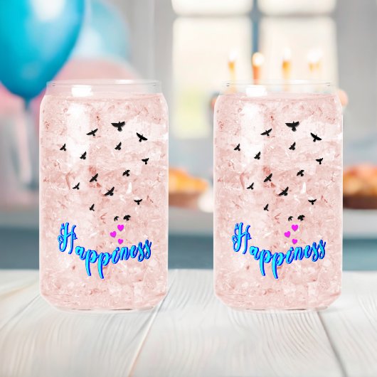 Geluk Blikvorm Glas (Insitu (Baby Shower))
