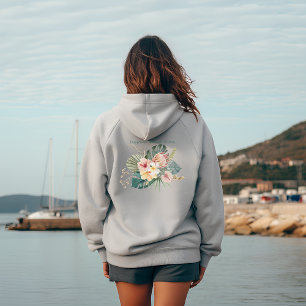 Geluk bloeit binnen een overhemd hoodie