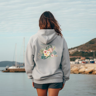 Geluk bloeit binnen een overhemd hoodie