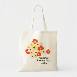 Geluk Blooms Daisy Canvas tas