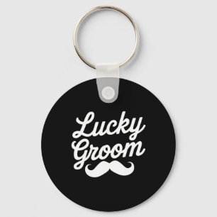 Geluk Bridegom St. Patrick's Day Voor Koppel Echtg Sleutelhanger