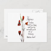 Geluk Briefkaart (Voorkant / Achterkant)