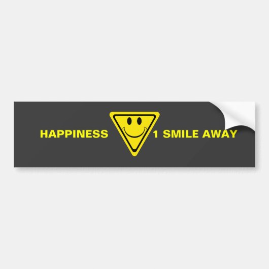Geluk Bumpersticker (Voorkant)