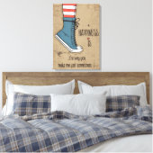 Geluk Canvas Afdruk (Insitu (Slaapkamer))