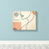 geluk canvas afdruk (Insitu (Houten vloer))