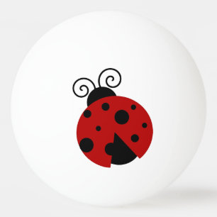 Geluk een lieveheersbeestje Schattige Cartoon Pingpongballen