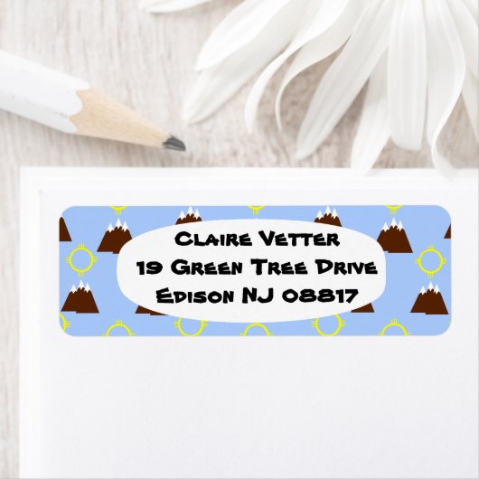 Geluk en bestemming etiket (Insitu)